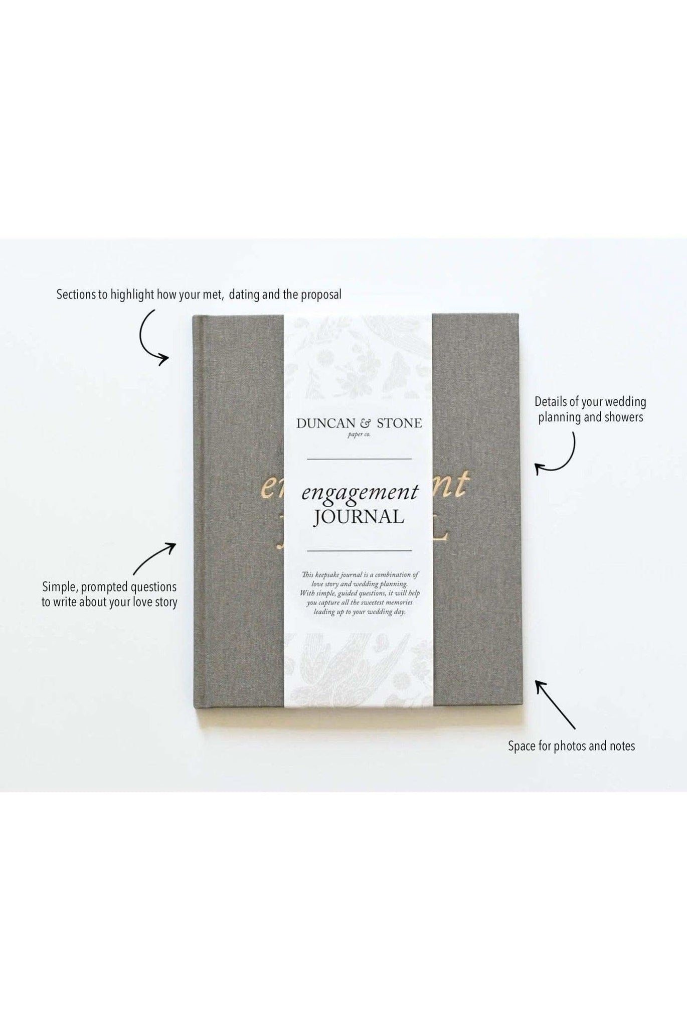 Duncan & Stone Paper Co. Engagement Journal - SwagglyLife Home & Fashion